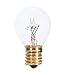 15 Watt S11 Incandescent Light Bulb / 130 Volt / Candelabra Base / Clear / 15S11
