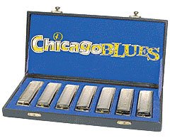Childrens Toyshop  Musical Instruments : Kay Chicago Blues Harmonica Set