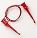 Pomona 3781-48-9 Minigrabber Test Clip Patch Cord, White, 48 in.