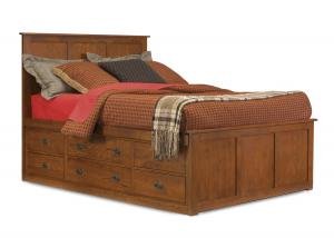 Tradewins Mission Pedestal Storage Bed