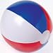 Sporting Goods : BEACH BALL INFLATABLE - PATRIOTIC RED, WHITE, & BLUE - 16 INCH DIAMETER (ea.)