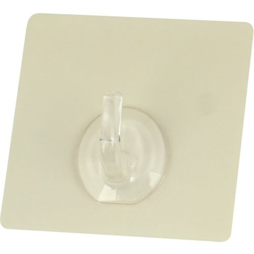 Daffodil NHK12M Everstick Nano Hooks for Bathroom/Kitchen Tiles and Smooth Wall Surfaces - 2Kg Square Magnolia Two Pack