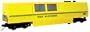 HO Track Cleaning Car, MOW/Yellow