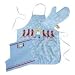 The Simpsons Küchen und Grill Set Blau - Homer Simpson Schürze Handtuch und Topfhandschuh