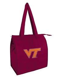 Virginia Tech Grocery Shopping Bags Reusable Insulated Hokies ECO FRIENDLY GREEN Tote RE-USABLE INSULATED With Zipper