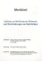 Leitfaden zur Ermittlung von Zeitwerten und Wertminderungen von Bodenbel&auml;gen