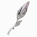 Lily Baroque Cultured Pearl Crystal Sprinkled Silver Brooch Pin