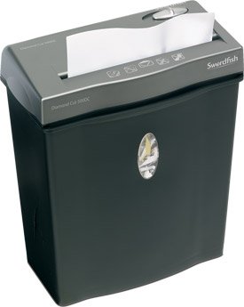 Swordfish 500DC 5 Sheet Diamond-cut Shredder Black / Silver