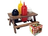 - Picnic Table Condiment Set