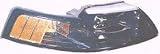 01-04 FORD MUSTANG HEADLIGHT RH (PASSENGER SIDE), BLACK BEZEL (2001 01 2002 02 2003 03 2004 04) 20-5...