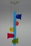 Goose Rocks Designs Fish Handcrafted Stained Glass Wind Chime