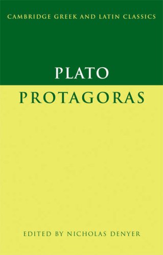 Plato: Protagoras (Cambridge Greek and Latin Classics)