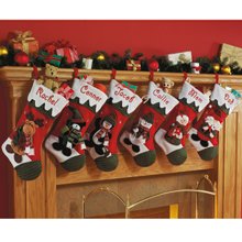 Personalized Christmas Stockings - Snow Cap Stockings