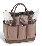 Outdoor Living : New Hudson Multi Pocket Garden Tote 3 Pc Tools - Picnic At Ascot