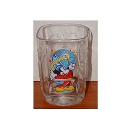 Square 2000 Walt Disney World Mickey Mouse Wizard Epcot Center Glass