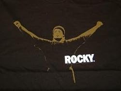 Rocky Balboa Movie Vintage Logo T-shirt Black