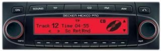 Becker Grand Prix 7992 Autoradio (CD-/MP3-Player, UKW-/MW-Tuner, Bluetooth) rot
