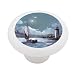 Midnight Sailing Decorative High Gloss Ceramic Drawer Knob
