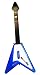 Video Games : Playstation 2 / PS2 Edge Wired Guitar Controller for Gh / Gh2 / Gh3 / Gh Encore / Rock Band - Blue