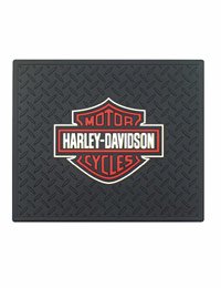 PlastiColor 1002 Large Harley-Davidson Logo Molded 14 x 17 Utility Mat