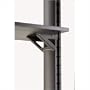 Sms Black Adjustable Shelf for Flatscreen Mounts