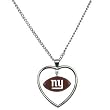 New York Giants Mini Football Heart Necklace