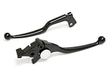 Suzuki Katana GSX 600 750 SV 650 650S Billet Aluminum Black Brake and Clutch OEM Stock Style Hand Grips Levers Left and Right One Pair Motorcycle 1992-2007