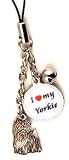 Yorkie Dog Cell Phone Charm