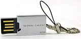 SuperTalent STU8GPES Pico-E 8GB USB Flash Drive, Chrome