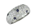 Carlacie - size 14.00 14K Gold Sapphire & Diamond Ring - B0002HGL36