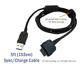 Electronics : PalmOne LifeDrive Sync and Charge Cable (black)