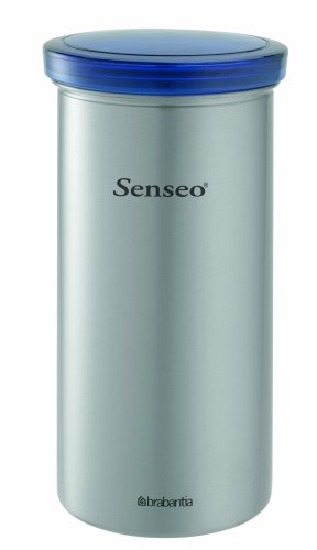 Brabantia 476204 Vorratsdose Kaffeepads Senseo mit Senseo-Aufdruck, matt steel mit Fingerp Preisvergleich