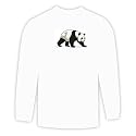 Long Sleeve T-shirt with endangered, captivity, giant, mammal, China, zoo, panda, animal, Chinese, species