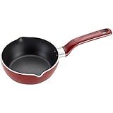 T-fal C91299 Excite Nonstick Thermo-Spot Dishwasher Safe Oven Safe PFOA Free Cookware, 0.85-Quart, Red