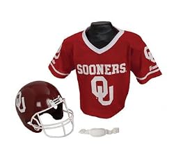 Oklahoma Sooners Football Helmet & Jersey Top Set