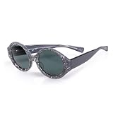 Iris Apfel Sunreader Glasses in Grey Fleck