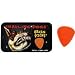 Snarling Dogs Brain Pick 12 Picks with Tin Box (.73MM Red)