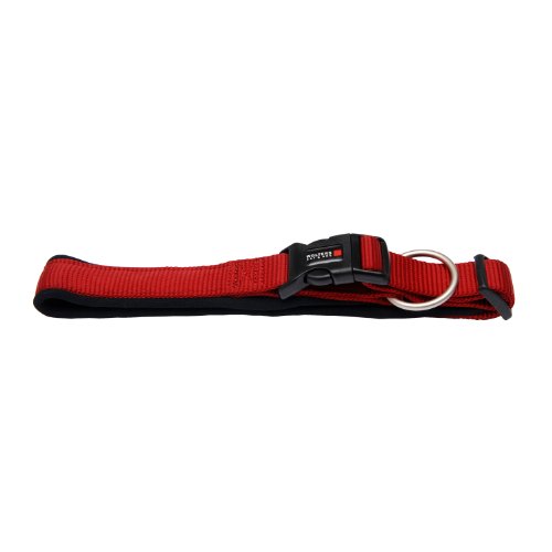 Wolters Cat&Dog Professional Comfort 60140 Halsband 25-30cm x 25mm rot/schwarz Preisvergleich
