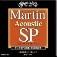 Martin MSP4150 SP Phosphor Bronze Acoustic Guitar Strings, Light-Medium