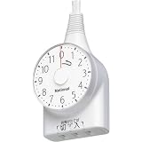WH3111WP ダイヤルタイマー 11時間形1mコード付 ホワイト