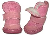 Pink Pawgglys Boots By Doggy Style Designs - Size 5