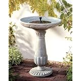 Solar Birdbath Fountain by AM LEONARD