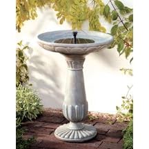 Solar Birdbath Fountain by A.M. Leonard