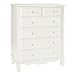 Westwood Design Saffron 5 Drawer Chest, White
