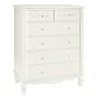Westwood Design Saffron 5 Drawer Chest, White