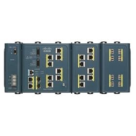 Cisco Industrial Ethernet 3000 Series - Switch - 8 ports - Ethernet, Fast Ethernet - 10Base-T, 100Base-TX + 2x10/100/1000Base-T/SFP (mini-GBIC)(uplink) - rail mountable