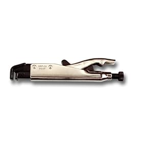 Grip-On 912-07 7-Inch Axial Grip L-Shaped Locking Pliers, Nickel-Plated
