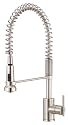 Danze D457158SS Parma Single-Handle Pre-Rinse Faucet, Stainless Steel