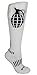 MOXY Socks THE Ultimate Grenade Knee-High Socks (White/Black)