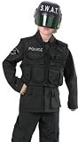 Kids Boys Costumes SWAT Team Riot Police Commando Gear Costume Theme Party Outfit